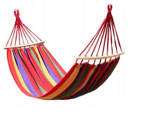 HAMAK XXL 2-OSOBOWY ZE STELAŻEM 260x160 150KG czerwony na Arena.pl