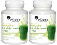 Aliness Naturalny MŁODY JĘCZMIEŃ 1800 mg 2x 120 tabletek Trądzik