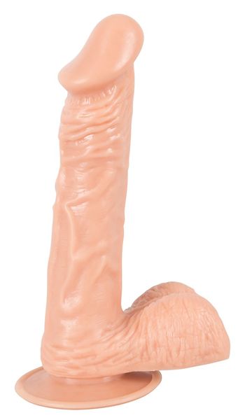 Dildo z jądrami - European Lover medium zdjęcie 2