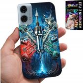 ETUI DO MOTOROLA G34 5G - SILNIK MECHANIK CZĘŚCI POKROWIEC + FOLIA