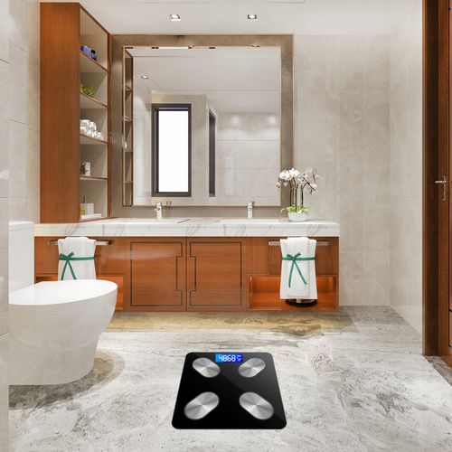 WAGA ŁAZIENKOWA BLUETOOTH SMART 25w1 180Kg ANALITYCZNA INTELIGENTNA + METR na Arena.pl