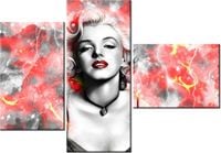 100CM 80 OBRAZ 3 ELEM MARYLIN MONROE ŚCIENNY