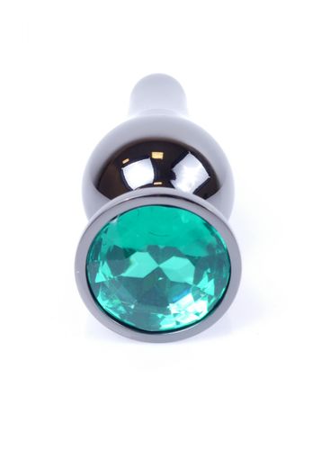 Plug Jewellery Dark Silver BUTT PLUG  Green na Arena.pl