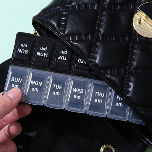 Organizer Na Leki Kasetka Pojemnik Na Tabletki Ranek-Wieczór 235x120 mm na Arena.pl