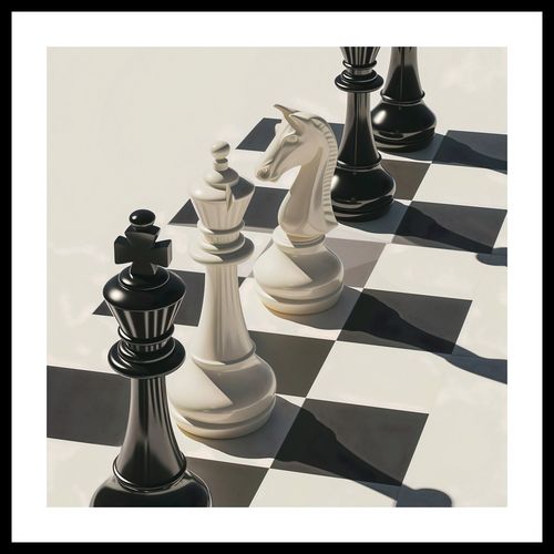 Plakat 40x40cm Szach i Mat na Arena.pl