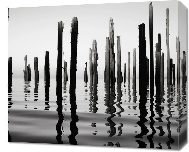 Obraz 60x50cm Refleksje Nad Wodą zdjęcie 1