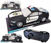 POLICJA AUTO Pojazd policyjny Bump and Go + DŹWIĘK