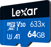 Lexar Karta pamięci microSDHC/SDXC bez adaptera (V30) R95/W45 64GB