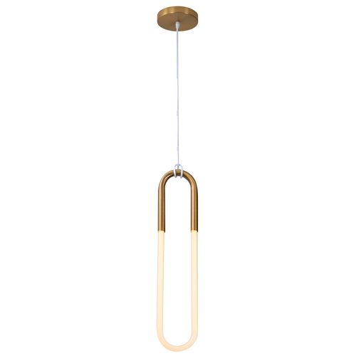 Lampa wisząca U-SHAPE mosiądz 60 cm na Arena.pl