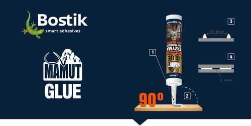 KLEJ MONTAŻOWY UNIWERSALNY SUPERMOCNY MAMUT Glue na Arena.pl