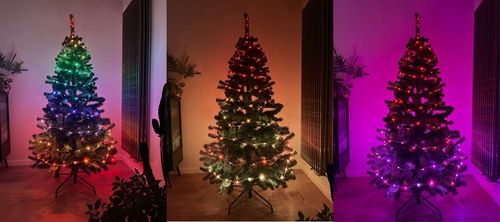 INTELIGENTNE Lampki Choinkowe 100LED SMART FLASH Bluetooth App PILOT - 10m na Arena.pl