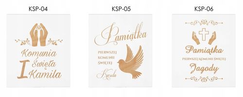 PAMIĄTKA PIERWSZEJ KOMUNII ŚWIĘTEJ PREZENT NA KOMUNIĘ PUDEŁKO UPOMINEK na Arena.pl