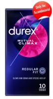 durex mutual climax prezerwatywy z żebrowaniem 10 szt. łatwe zakładanie