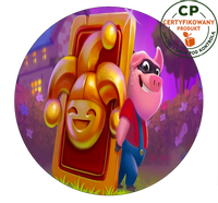 Opłatek na tort Coin Master