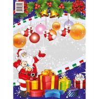 Woreczki,worki foliowe świąteczne do pakowania paczek Mikołaj 30x40 50szt