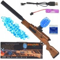 DUŻY KARABIN AUTOMAT GIWERA STRZELBA ELEKTRYCZNA KULKI ŻEL-WODNE ORBEEZ