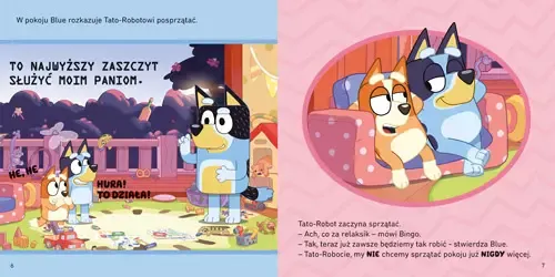 Bluey. Tato-Robot. Moja Czytanka na Arena.pl