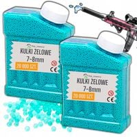 KULKI ŻELOWE 40000 szt. 7-8mm DO KARABINU PISTOLETU KOLOROWE HYDROŻELOWE
