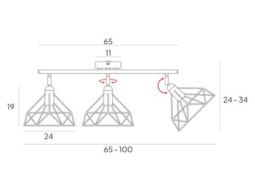 SZACH NOWOCZESNE LAMPY WISZĄCE 2712/Z-B-3 CZARNA LW3 na Arena.pl