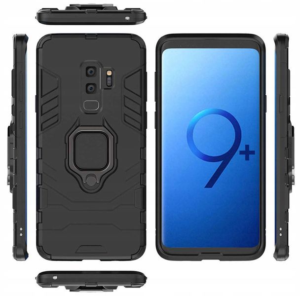 Spacecase X-Ring Galaxy S9+ Czarny zdjęcie 5