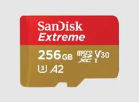 Sandisk Extreme 256 Gb Microsdxc