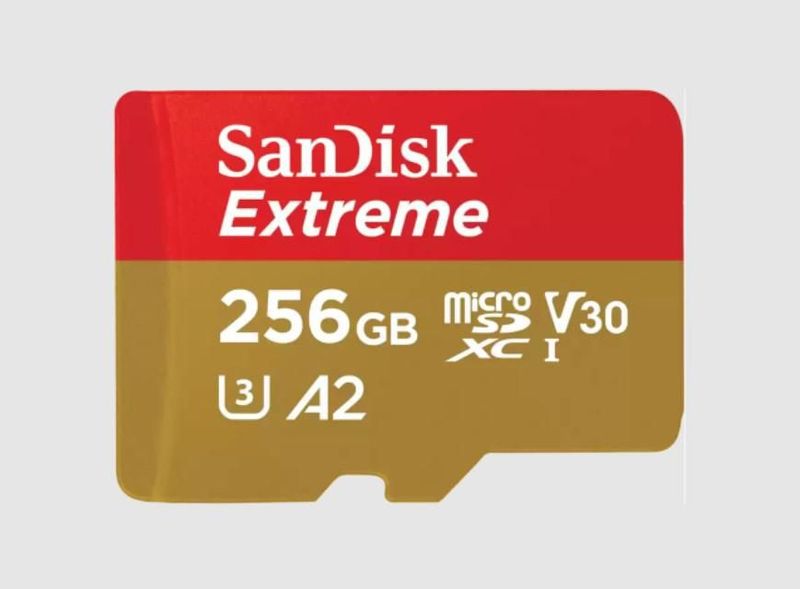 Sandisk Extreme 256 Gb Microsdxc zdjęcie 1