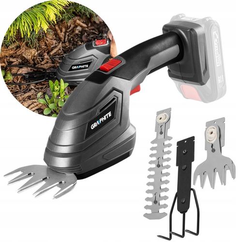 GRAPHITE NOŻYCE SEKATOR TRYMER TRAWY KRZEWÓW 3w1 AKUMULATOWOY 18V ENEGRY+ na Arena.pl