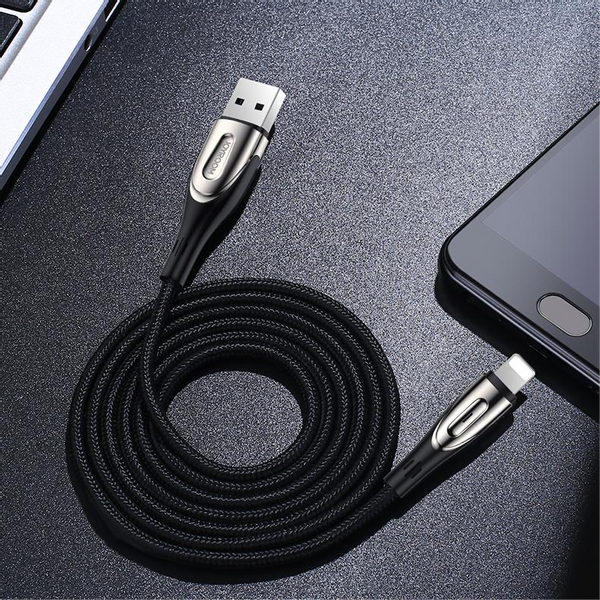 Kabel Joyroom Sharp Series USB-A - Lightning 3A 2m czarny zdjęcie 5