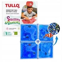 SENSORYCZNY GNIOTEK ANTYSTRESOWY PANEL DOTYKOWY Z CIECZĄ SQUISHY TULLO