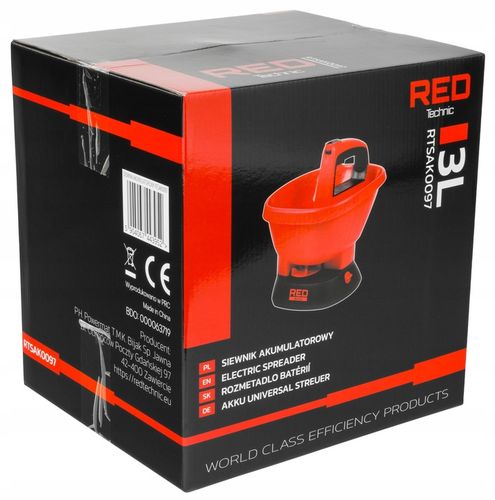 SIEWNIK AKUMULATOROWY ROZSIEWACZ DO NASION TRAWY NAWOZU 3L AUTOMATYCZNY na Arena.pl