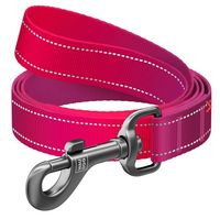 Odblaskowa smycz dla psa - Collar WauDog Nylon Mono S 15mm/200cm różowa