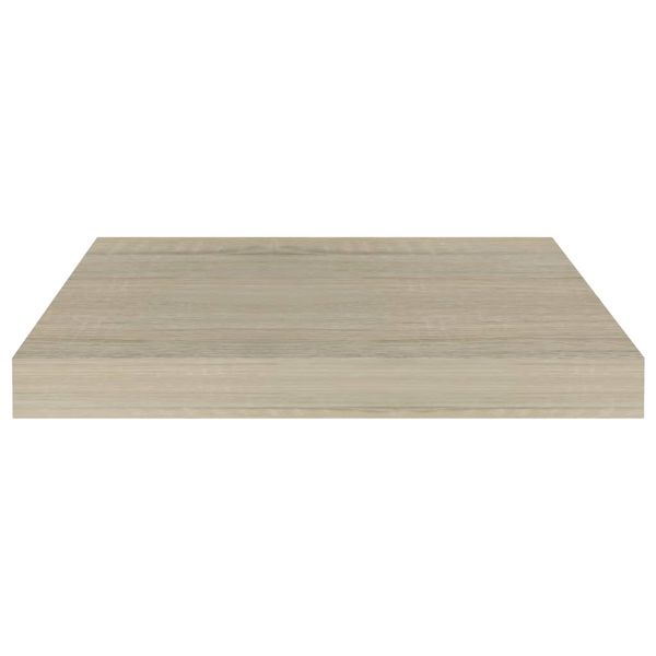 Półka ścienna, kolor dębowy, 40x23x3,8 cm, MDF zdjęcie 4