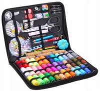 Przybornik krawiecki w etui zestaw do szycia ręcznego organizer nici 200el