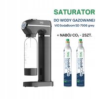 Saturator ViO SodaBoom SD-7006 Grey + 2 Naboje CO2 425 g w zestawie