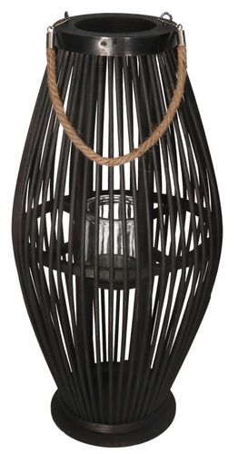 LAMPION BAMBUSOWY RATTANOWY LATARNIA 85 CM CZARNY na Arena.pl