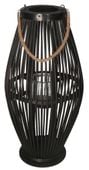 LAMPION BAMBUSOWY RATTANOWY LATARNIA 85 CM CZARNY