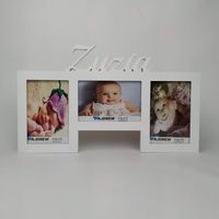 Multirama ramka na zdjęcia z napisem Imię 3 zdjęcia