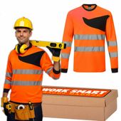 Koszulka Ostrzegawcza Na Długi Rękaw Portwest Pw221 Pomarańcz 4Xl Kingsmill
