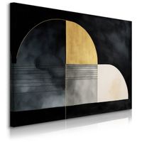 Obraz Ścienny Abstrakcyjne Kształty Glamour Styl Nowoczesny 120cm x 80cm