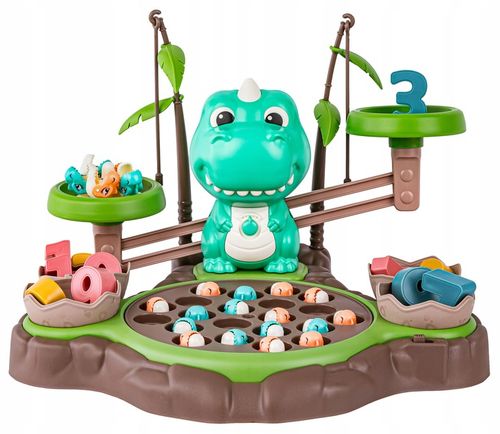 EDUKACYJNA GRA WAGA szalkowa DINOZAUR WĘDKOWANIE Równoważnia Łowienie Rybek na Arena.pl