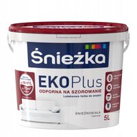 Farba lateksowa EKO PLUS Śnieżka 5 l Śnieżnobiały mat