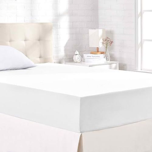 Prześcieradło białe z gumką 140x200cm mikrofibra na Arena.pl