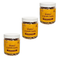 3x liofilizowane piersi z kurczaka 80g dla psa i kota | niskokaloryczny