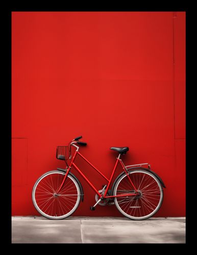 Plakat 15x20cm Czerwony Rower na Arena.pl