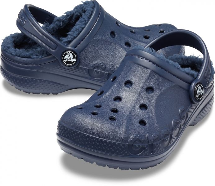 Dziecięce Ocieplane Buty Chodaki Crocs Baya Lined 205977 Clog 28-29 zdjęcie 2