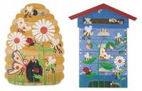 DWUSTRONNE PUZZLE 40 XL PSZCZOŁY I UL