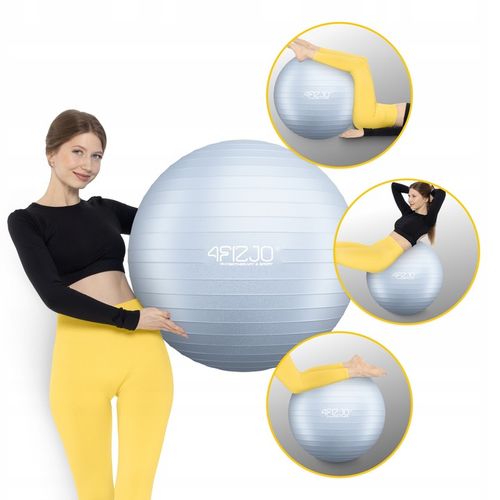 PIŁKA REHABILITACYJNA GIMNASTYCZNA DO FITNESSU FIZJOTERAPII POMPKA 85 cm na Arena.pl