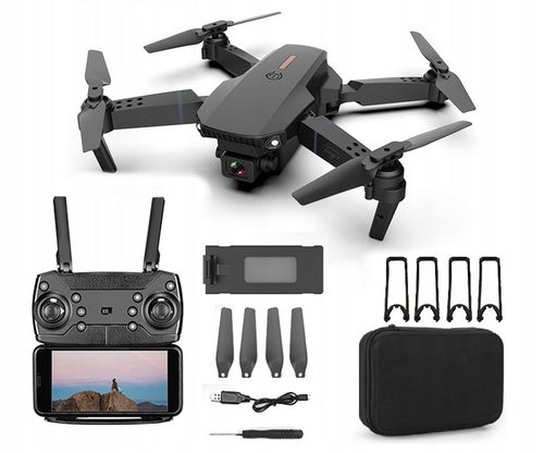 Dron z Kamerą i Podglądem Obrazu 2 Baterie Pokrowiec Stabilny Lot Żyroskop na Arena.pl