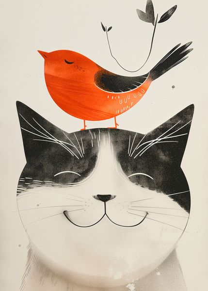 Plakat 50x70cm Pyzaty Przyjaciel zdjęcie 1