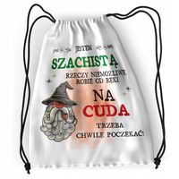 Plecak Dla Szachisty Sportowy Szkolny Worek Torba Z Nadrukiem Ze Zdjęciem